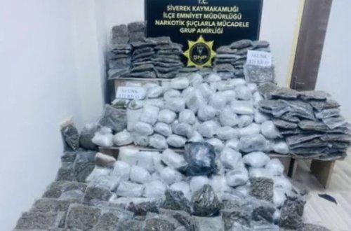 Türkiyə polisi 1,1 ton narkotik ələ keçirdi - 175 nəfər saxlanıldı