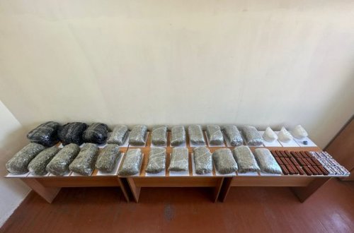 42 kiloqram narkotikin İrandan Azərbaycana keçirilməsinin qarşısı alınıb - FOTO