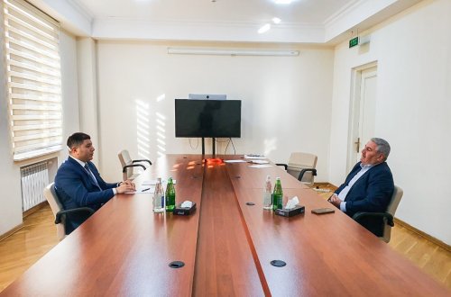 Aqrar Kredit və İnkişaf Agentliyinin sədri Seymur Mövlayev Tərtərdə vətəndaşları qəbul edib