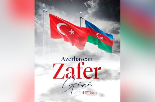 Ərdoğan Zəfər Günü ilə bağlı paylaşım edib