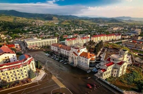 Şaumyanın Xankəndidəki abidəsinin son halı - FOTO