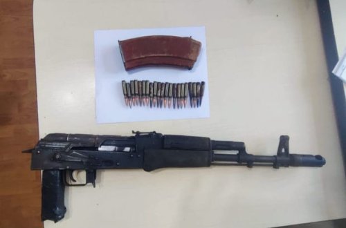 Cəlilabadda “Kalaşnikov” və tüfənglər aşkarlandı - FOTO