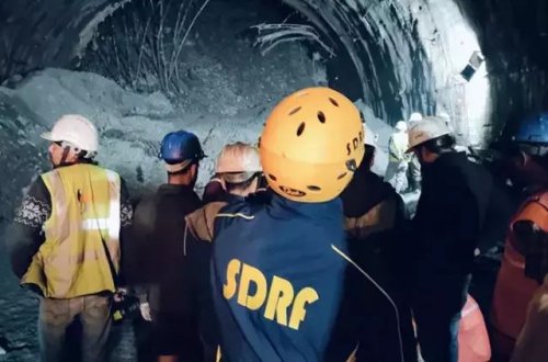 Hindistanda tunel çöküb