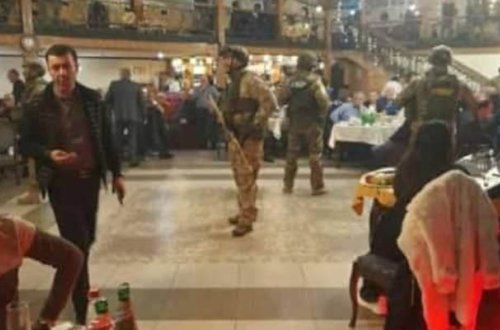 Rusiyada azərbaycanlıların mərasiminə basqın edilib - Video