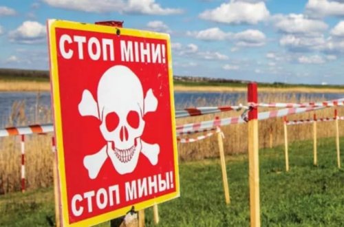 Ukraynada minalardan yaralananların sayı 10 dəfə artıb