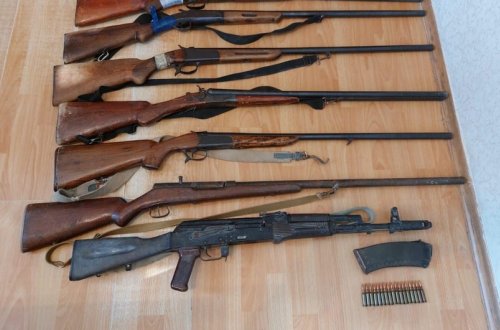 Şirvanda məişət tullantıları poliqonundan avtomat tapılıb