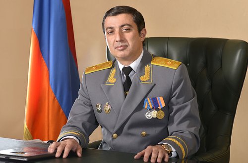 Erməni general Moskvada saxlanıldı