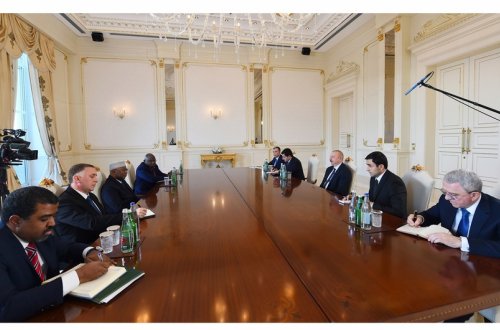 Prezident İlham Əliyev İslam Əməkdaşlıq Təşkilatının Baş katibini qəbul edib