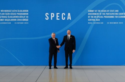 Azərbaycan Prezidenti Bakıda SPECA-nın Zirvə görüşündə iştirak edir