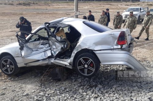 Xızıda teplovozla avtomobil toqquşub, yaralılar var