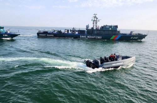 DSX Xəzər dənizində qaçaqmalçılığın qarşısını aldı - FOTO