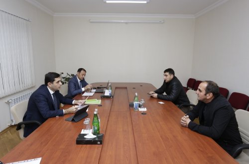 Aqrar Sığorta Fondunun sədri Fuad Sadıqov Qusarda vətəndaşları qəbul edib