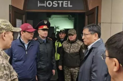 Qazaxıstanda dəhşətli yanğın: 13 ÖLÜ