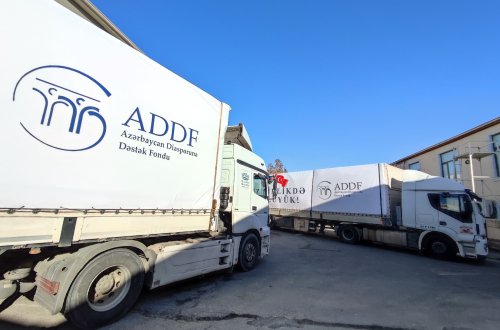 Türkiyənin Kahramanmaraş bölgəsinə növbəti humanitar yardım göndərilib