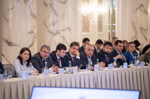 ASK-nın təşəbbüsü ilə kənd təsərrüfatı naziri Məcnun Məmmədovun sahibkarlarla görüşü keçirilib