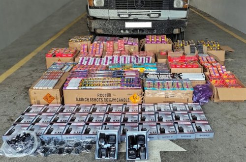 Госкомтаможня предотвратила незаконный ввоз пиротехники из Грузии в Азербайджан