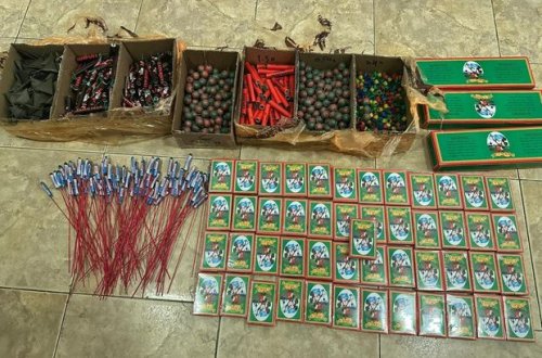 Ağcabədidə pirotexniki vasitələr aşkarlanıb - FOTO