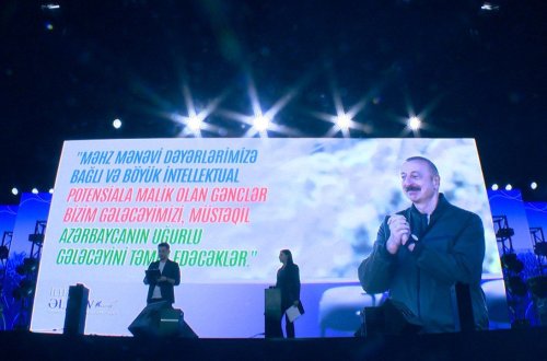 Azərbaycan gəncləri Prezidentin siyasi kursuna sadiqdirlər