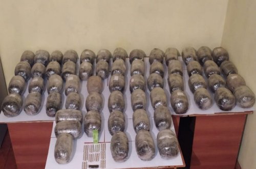 İranla sərhəddə 64 kq narkotik aşkarlanıb: Saxlanılanlar var - FOTO