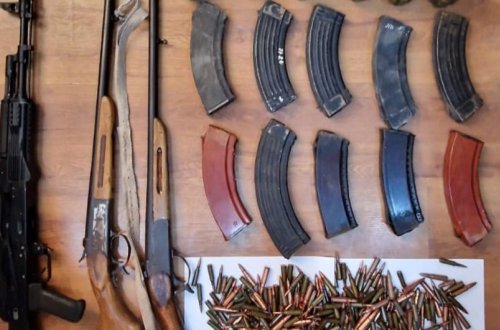 Tərtərdə silah-sursat tapılıb