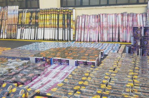 Bərdədə 300 min manat dəyərində pirotexniki vasitələr aşkarlanıb