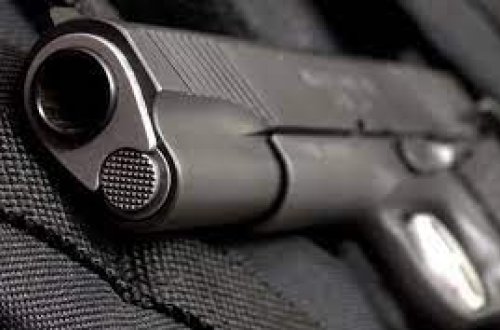 Yevlax sakinində tapança aşkarlanaraq götürülüb