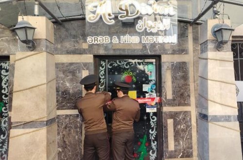 Bakının mərkəzində bu restoranın fəaliyyəti dayandırıldı