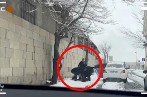 Bakıda silahlı şəxslər belə tutuldu - ƏMƏLİYYAT GÖRÜNTÜSÜ