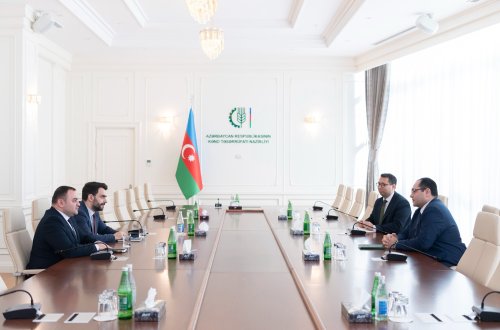 Nazir Məcnun Məmmədov üçüncü “Yüksəliş” müsabiqəsinin qalibləri ilə görüş keçirib