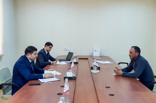 Aqrar Kredit və İnkişaf Agentliyinin sədri Seymur Mövlayev Gədəbəydə vətəndaşları qəbul edib