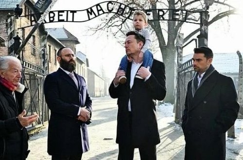 İlon Mask Auşvitz konsentrasiya düşərgəsini ziyarət etdi