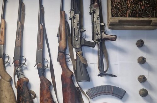 Tərtərdə silah-sursat aşkar edilib