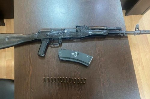 Sumqayıtda Neftçala sakininin üzərində silah-sursat aşkarlanıb