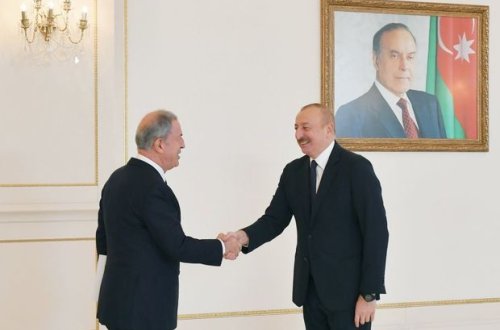 İlham Əliyev Hulusi Akarı qəbul etdi - YENİLƏNİB + FOTO