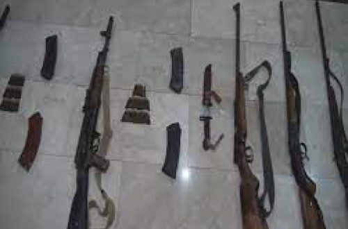 Zaqatalada 3-ü avtomat olmaqla 6 odlu silah götürülüb