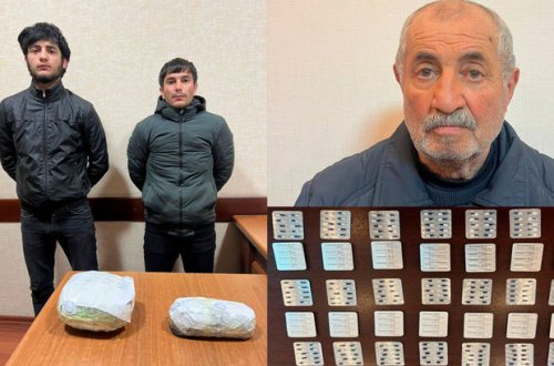 Saxlanılan şəxslərdə üç kiloqram narkotik aşkarlanıb - VİDEO