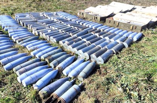 Xocalıda artilleriya mərmiləri aşkarlanıb