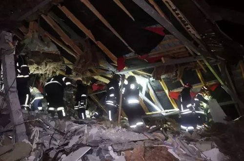 Rusiya Xarkovdakı oteli hədəfə alıb