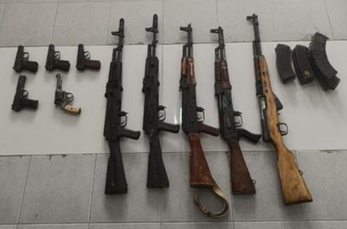 Xankəndidə silah və sursatlar aşkarlanıb