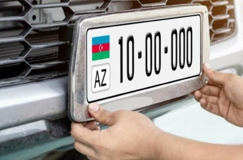 Yol polisi dövlət qeydiyyat nişanları ilə bağlı sürücülərə müraciət edib
