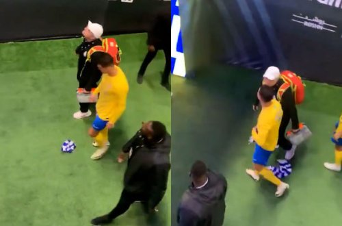 Kriştianu Ronaldudan qeyri-etik hərəkət - VİDEO