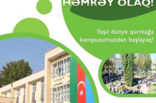 MDU-da “yaşıl universitet” konseptinin tətbiqi ilə bağlı tədbirlərin icrasına start verildi