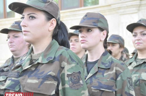 Hərbçi qadınların ehtiyatda olma yaş həddi ləğv olundu