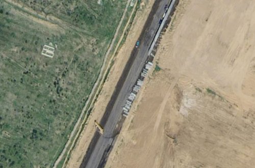 Misir Qəzza sərhədində yeni divarlı bufer zonası inşa edir