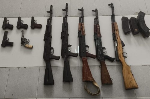 Xankəndidə silah və sursatlar aşkarlanıb