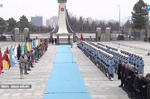 İlham Əliyevin Ankarada rəsmi qarşılanma mərasimi - VİDEO