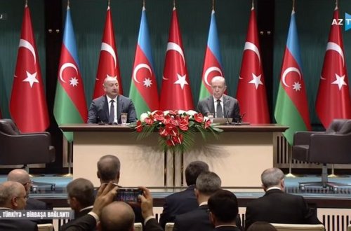 Azərbaycan və Türkiyə arasında sənədlərin imzalanması mərasimi - CANLI YAYIM