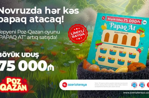 Novruza özəl yeni “Papaq at” lotereyası satışa çıxdı