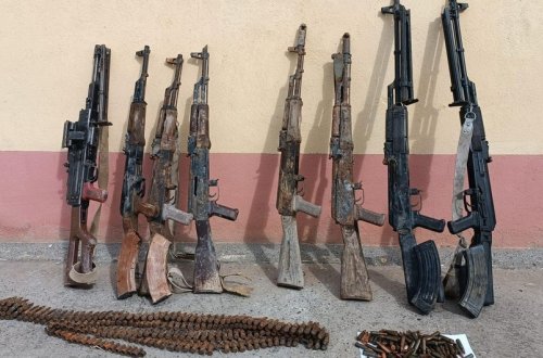 Xankəndidə 5 avtomat, 8 qumbara aşkarlanıb