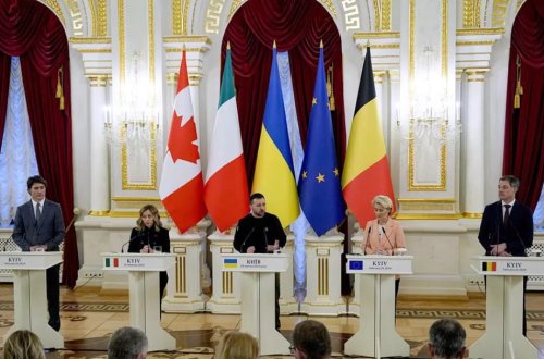 Kanada və İtaliya Ukrayna ilə təhlükəsizlik sazişi imzalayıb